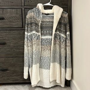 Alert & Me Sherpa Lined Cardigan